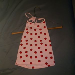 Strawberry String Crop Top, SM